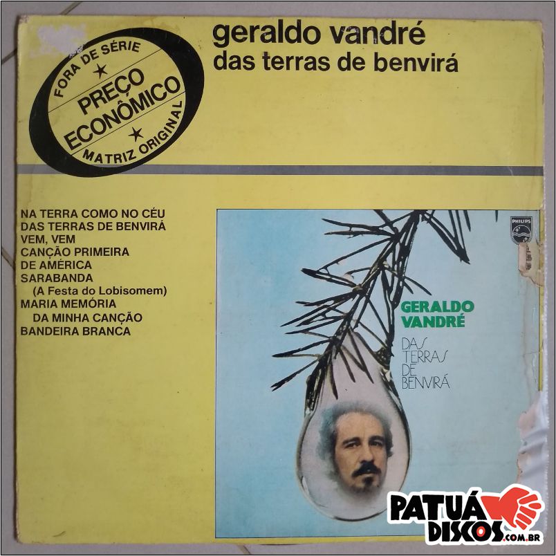Geraldo Vandré - Das Terras de Benvirá - LP