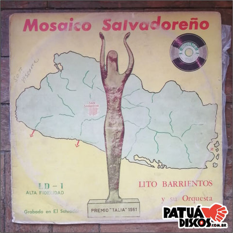 Lito Barrientos Y Su Orquestra - Mosaico Salvadoreño - LP
