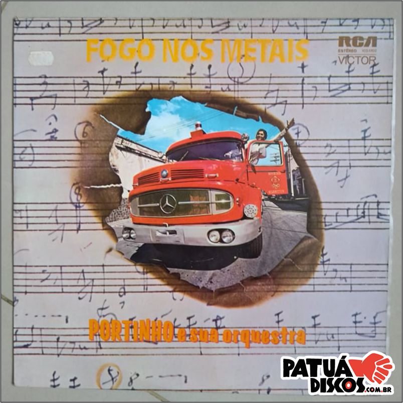 Portinho E Sua Orquestra - Fogo Nos Metais - LP