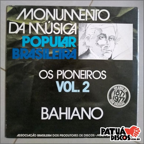 Bahiano - Monumento da Música Popular Brasileira - Os Pioneiros Vol. 2 - LP