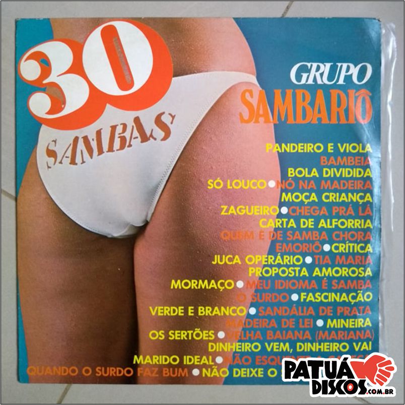 Grupo Sambariô - 30 Sambas - LP