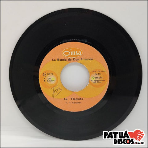 La Banda de Don Filemón - La Flaquita/ Mi Amor se Queda Solo - 7"