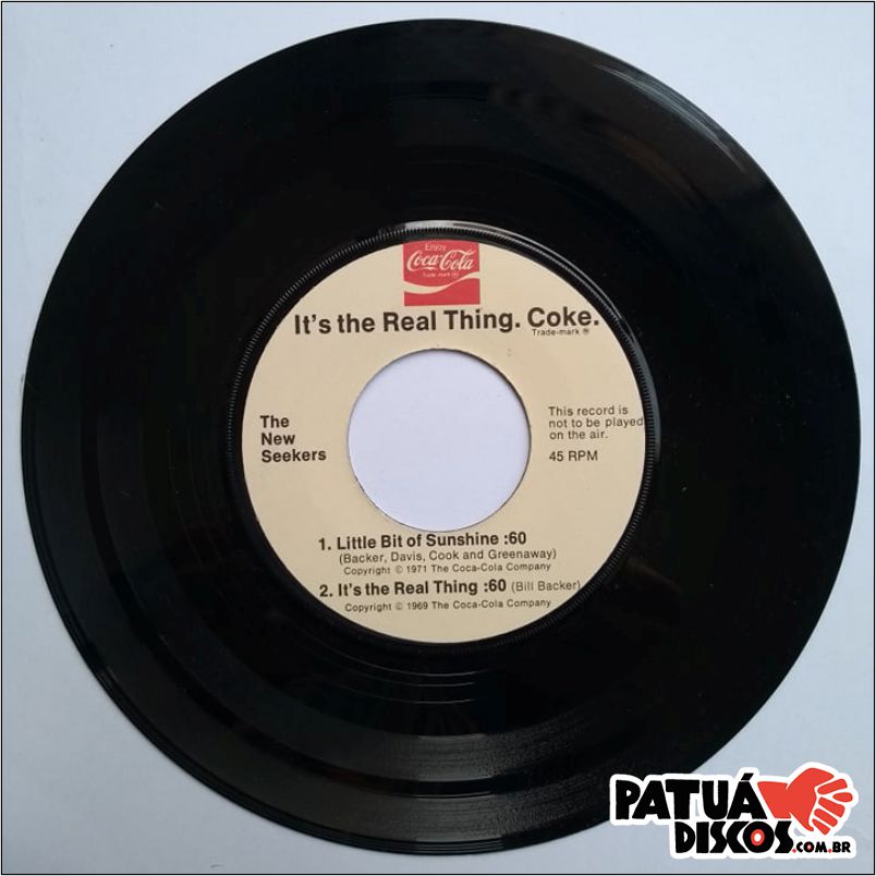 The New Seekers - It's The Real Thing. Coke. - 7"