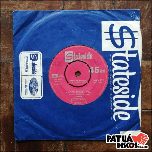 Dawn/Richard Marks - Knock Three Times / Funky Four Corners (Instrumental) - 7''