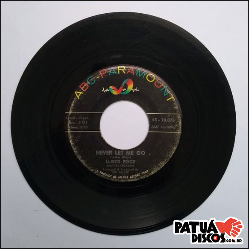 Lloyd Price And His Orchestra - Lady Luck / Never Let Me Go - 7"