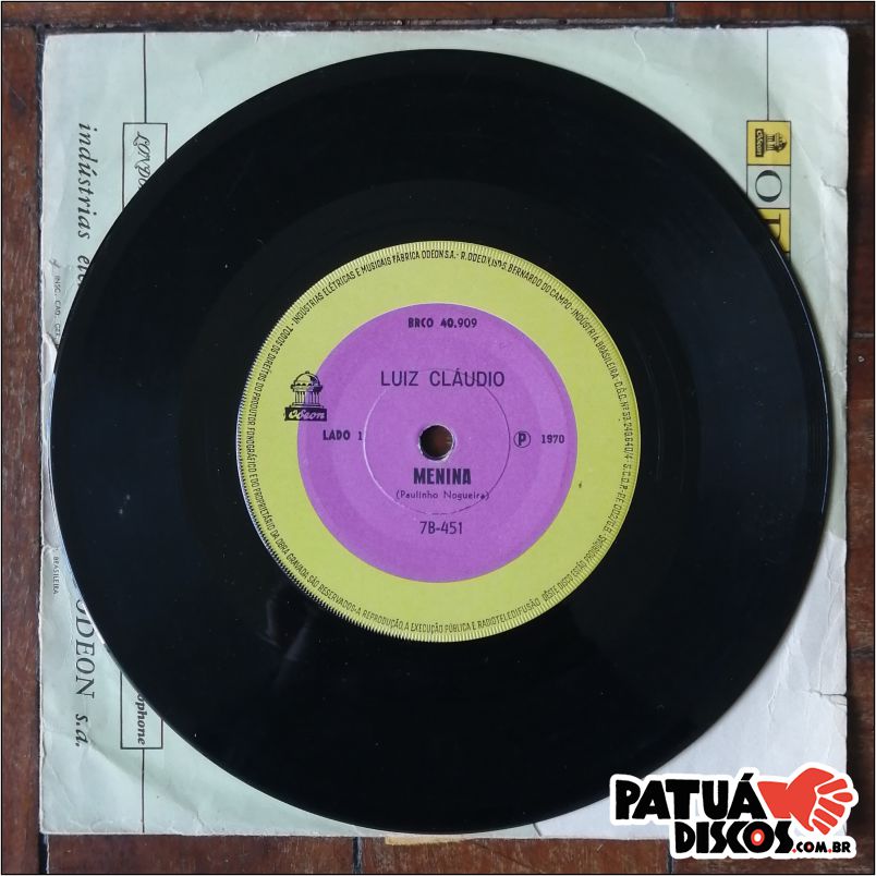 Luiz Claudio - Menina / Primeira Namorada - 7"