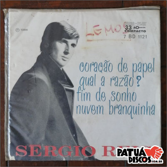 Sérgio Reis - Coração De Papel / What's the reason? / End of Dream / White Cloud - 7"