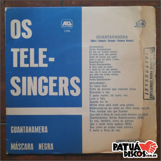 Os Tele-Singers - Guantanamera / Máscara Negra - 7"