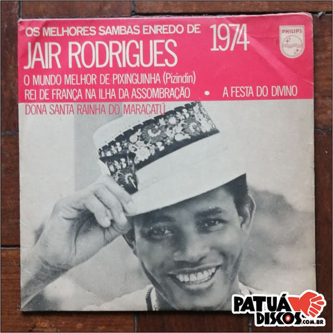 Jair Rodrigues - Os Melhores Sambas Enredo De 1974 - 7''
