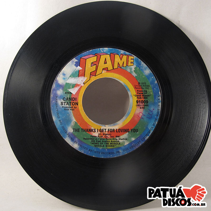 Candi Staton - Do It In The Name Of Love / The Thanks I Get For Loving You - 7"