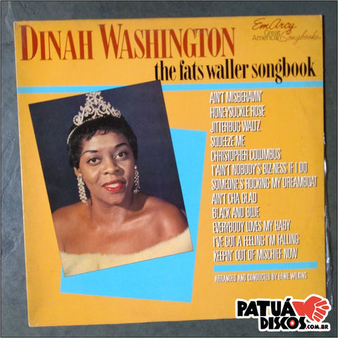 Dinah Washingtoon - The Fats Waller Soongbook - LP