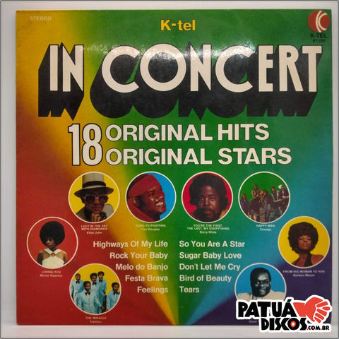 Vários Artistas - In Concert (18 Original Hits 18 Original Stars) - LP