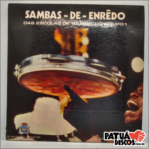 Various Artists - Sambas-De-Enrêdo From the Samba Schools of Group 1 - Carnival 1974 - LP