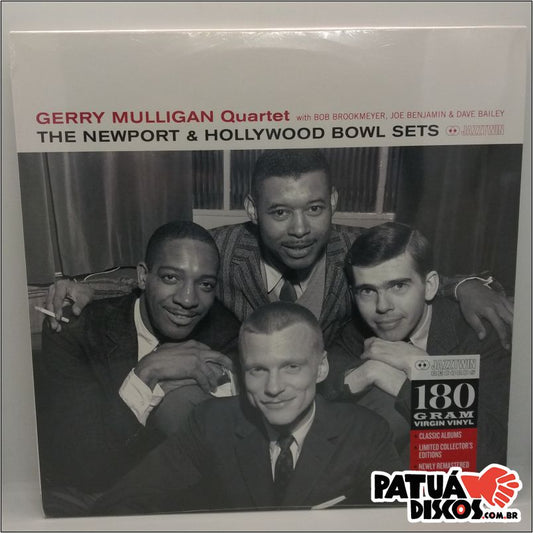 Gerry Mulligan Quartet With Bob Brookmeyer, Joe Benjamin & Dave Bailey - The Newport & Hollywood Bowl Sets - LP