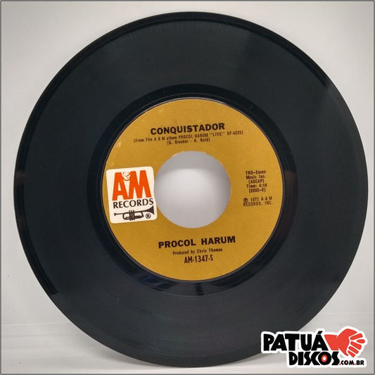 Procol Harum - A Salty Dog/Conquistador - 7"