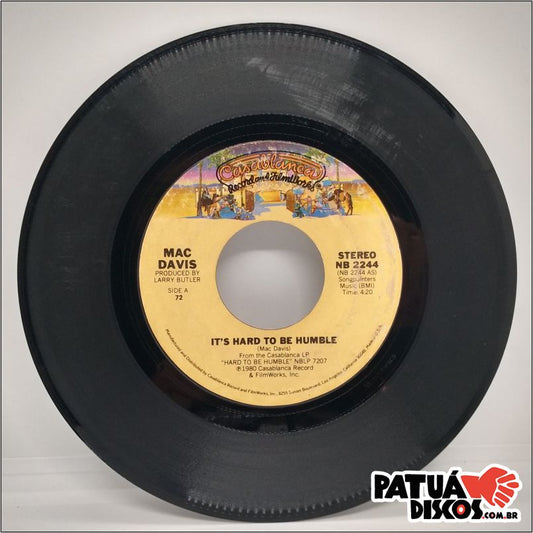 Mac Davis - It's Hard To Be Humble - 7"