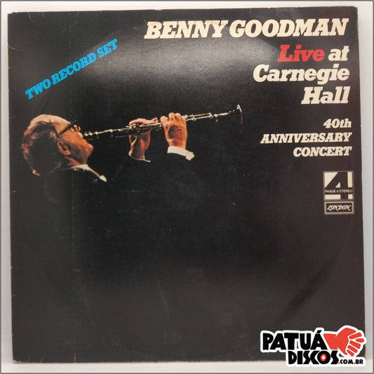 Benny Goodman - Live At Carnegie Hall 40th Anniversary Concert - LP Duplo
