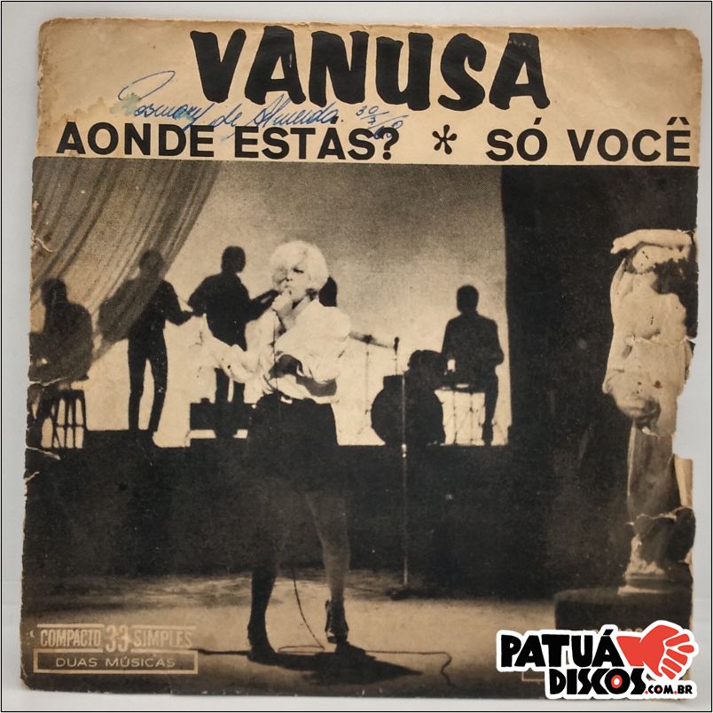 Vanusa - Aonde Estás ? / Só Você - 7"