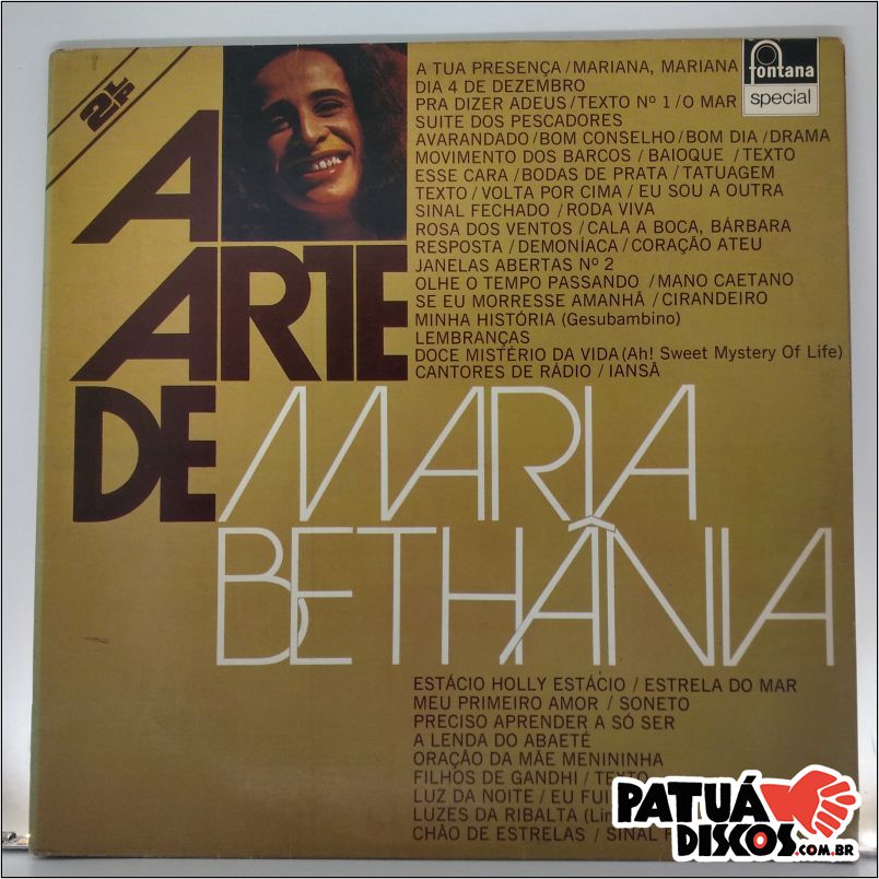 Maria Bethânia - A Arte De Maria Bethânia - LP Duplo