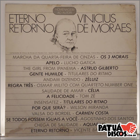 Vários Artistas - Vinicius de Moraes - LP