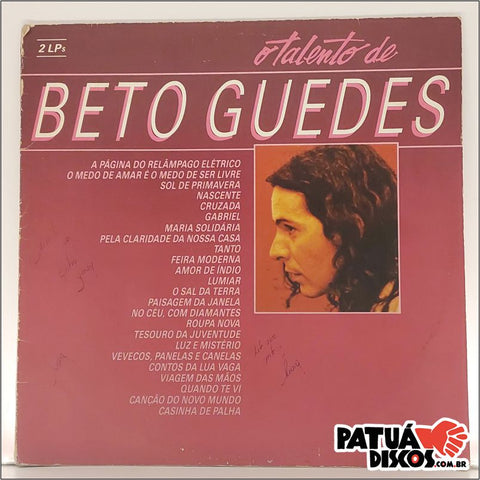 Beto Guedes - O Talento de Beto Guedes - LP