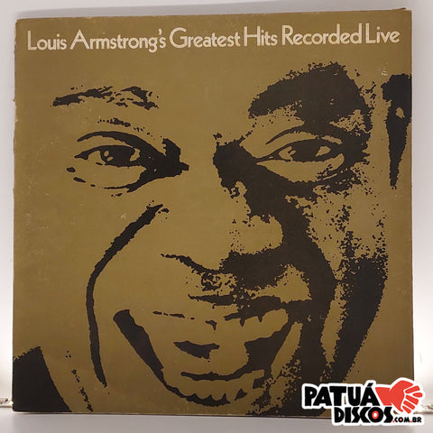 Louis Armstrong -  Louis Armstrong's Greatest Hits Recorded Live - LP